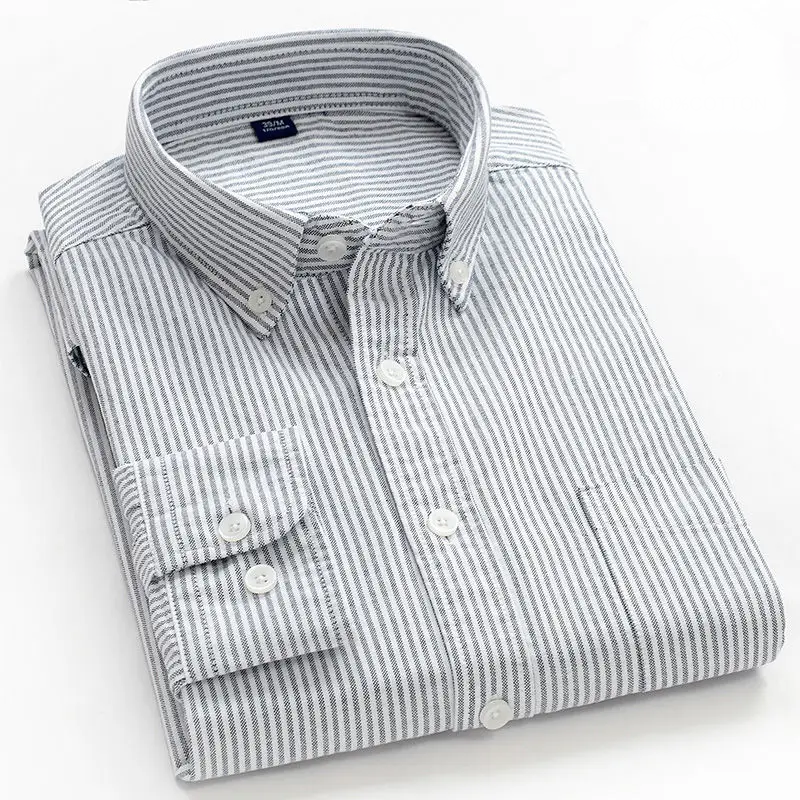 Langford Striped Button-Down