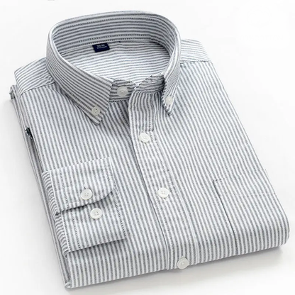 Langford Striped Button-Down