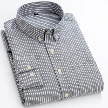 Langford Striped Button-Down